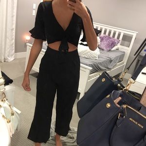 Black cutout jumpsuit!
